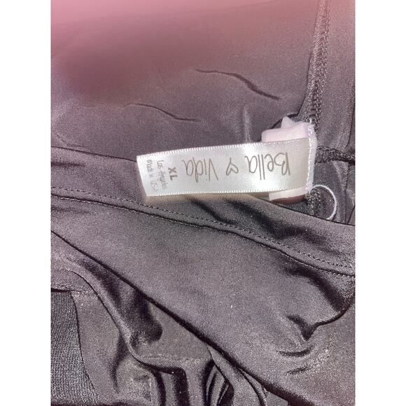 Bella Vida maternity full length leggings XL Black Excellent  Heavyweight‎ - Picture 2 of 4